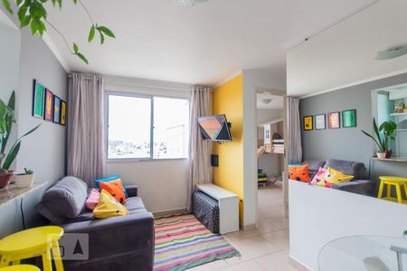 Sala de apartamento à venda com 2 quartos, 45m² em Parque São Vicente, Mauá