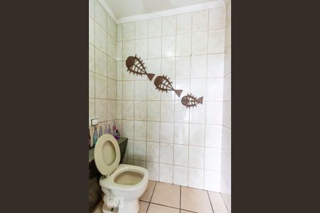 Casa à venda com 125m², 3 quartos e 2 vagasBanheiro da área externa