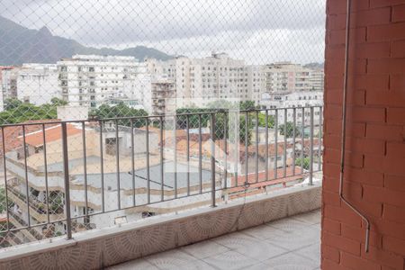 Varanda da Sala de apartamento à venda com 1 quarto, 54m² em Tijuca, Rio de Janeiro