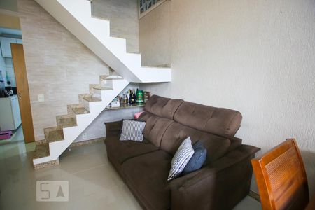 Sala de casa de condomínio à venda com 3 quartos, 90m² em Curicica, Rio de Janeiro