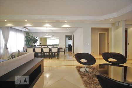 Sala de apartamento para alugar com 4 quartos, 370m² em Paraíso do Morumbi, São Paulo