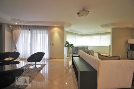 Sala de apartamento para alugar com 4 quartos, 370m² em Paraíso do Morumbi, São Paulo