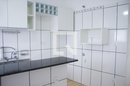 Cozinha de kitnet/studio para alugar com 1 quarto, 26m² em Jardim Esmeralda, São Paulo