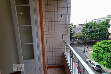 Varanda da Sala de apartamento para alugar com 1 quarto, 30m² em Tijuca, Rio de Janeiro