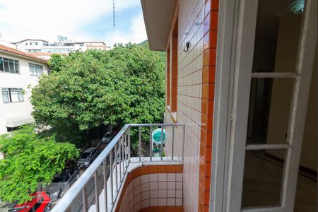 Varanda da Sala de apartamento para alugar com 1 quarto, 30m² em Tijuca, Rio de Janeiro