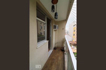 Varanda da Sala de apartamento para alugar com 1 quarto, 62m² em Vila Isabel, Rio de Janeiro