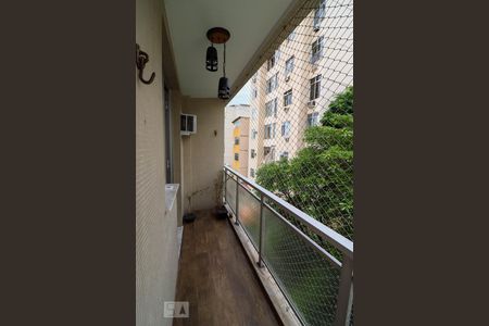 Varanda da Sala de apartamento para alugar com 1 quarto, 62m² em Vila Isabel, Rio de Janeiro