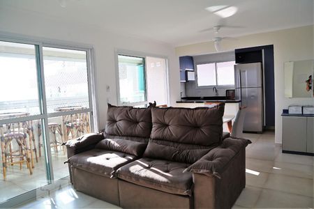 Sala de apartamento para alugar com 2 quartos, 103m² em Caiçara, Praia Grande