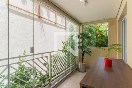 Varanda de apartamento à venda com 1 quarto, 47m² em Santo Amaro, São Paulo