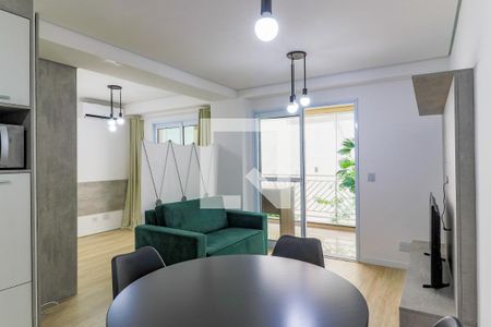 Sala de apartamento à venda com 1 quarto, 47m² em Santo Amaro, São Paulo