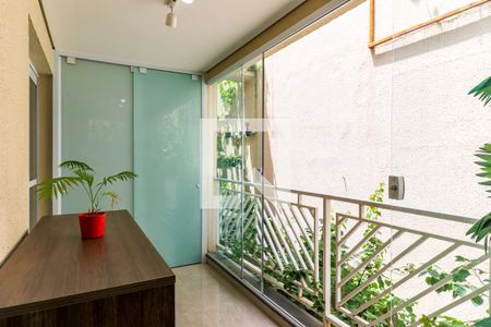 Varanda de apartamento à venda com 1 quarto, 47m² em Santo Amaro, São Paulo