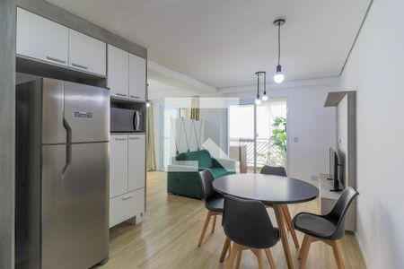Apartamento para alugar com 47m², 1 quarto e 2 vagasSala