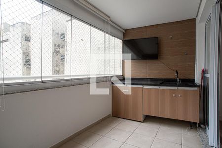 Varanda da Sala/Quarto de kitnet/studio para alugar com 1 quarto, 39m² em Bela Vista, São Paulo