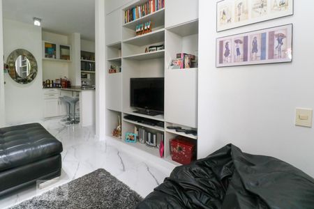 Sala de apartamento à venda com 1 quarto, 47m² em Jardim Paulista, São Paulo