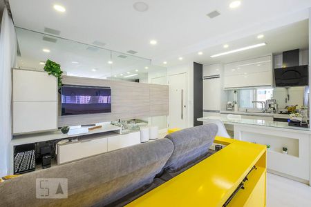 Sala de apartamento à venda com 1 quarto, 65m² em Pinheiros, São Paulo