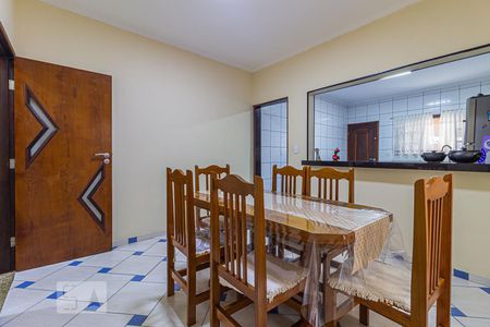 Sala de Jantar de casa à venda com 3 quartos, 174m² em Utinga, Santo André