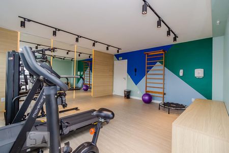 Apartamento à venda com 30m², 1 quarto e 1 vaga Apartamento à venda com 30m², 1 quarto e 1 vagaÁrea comum - Academia