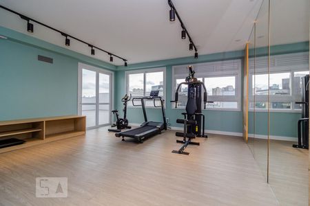 Apartamento à venda com 30m², 1 quarto e 1 vaga Apartamento à venda com 30m², 1 quarto e 1 vagaÁrea comum - Academia