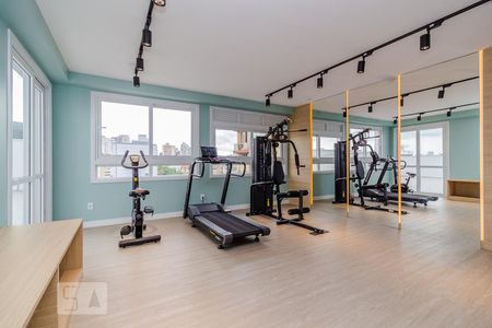 Apartamento à venda com 30m², 1 quarto e 1 vaga Apartamento à venda com 30m², 1 quarto e 1 vagaÁrea comum - Academia