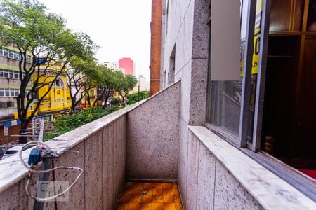 Varanda do Quarto 1 de apartamento à venda com 2 quartos, 75m² em Centro, Belo Horizonte