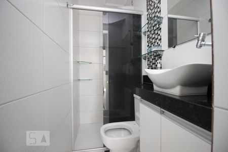 Banheiro Social de apartamento para alugar com 1 quarto, 34m² em Norte (águas Claras), Brasília
