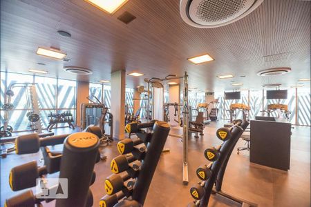 Apartamento para alugar com 36m², 1 quarto e 1 vaga Apartamento para alugar com 36m², 1 quarto e 1 vagaAcademia