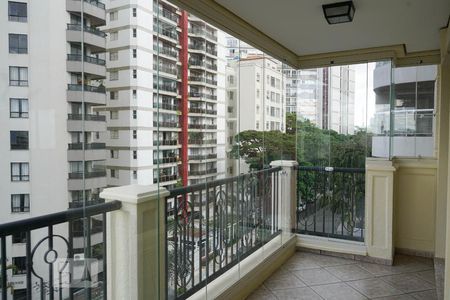 Varanda da Sala de apartamento à venda com 4 quartos, 140m² em Perdizes, São Paulo