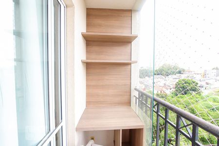 Sacada da Sala de apartamento para alugar com 2 quartos, 55m² em Vila Augusta, Guarulhos