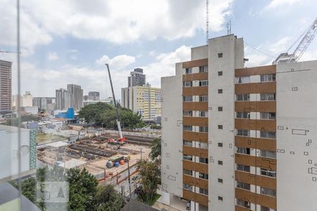 Vista Sala de apartamento à venda com 1 quarto, 41m² em Pompeia, São Paulo
