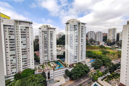 Vista Sala de apartamento à venda com 3 quartos, 138m² em Vila Andrade, São Paulo