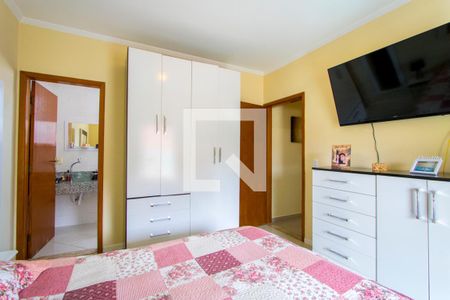 Quarto 1 - Suíte de casa à venda com 3 quartos, 200m² em Vila Pires, Santo André