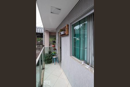 Varanda da sala de apartamento para alugar com 3 quartos, 80m² em União, Belo Horizonte