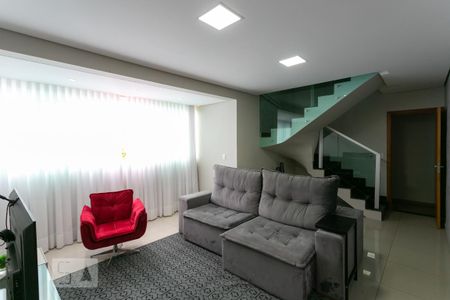 Sala de apartamento à venda com 3 quartos, 199m² em São Paulo, Belo Horizonte