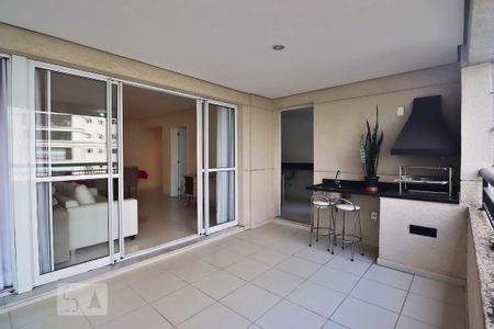 Varanda da Sala de apartamento à venda com 3 quartos, 135m² em Vila Gilda, Santo André