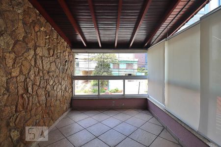 Varanda da Sala de casa para alugar com 3 quartos, 191m² em Jardim, Santo André