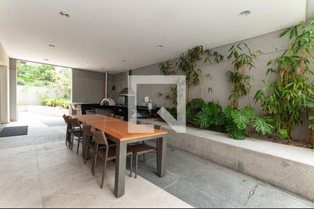 Studio para alugar com 40m², 1 quarto e 1 vaga Studio para alugar com 40m², 1 quarto e 1 vagaÁrea comum - Churrasqueira