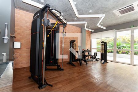 Studio para alugar com 40m², 1 quarto e 1 vaga Studio para alugar com 40m², 1 quarto e 1 vagaÁrea Comum - Academia