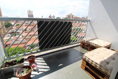 Sacada da Sala  de apartamento à venda com 3 quartos, 88m² em Bonfim, Campinas