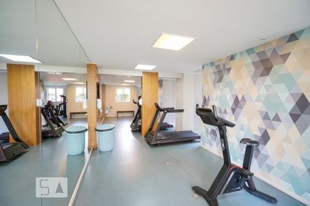 Apartamento para alugar com 45m², 2 quartos e 1 vaga Apartamento para alugar com 45m², 2 quartos e 1 vagaÁrea comum - Academia