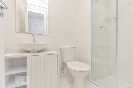 Studio para alugar com 26m², 1 quarto e sem vaga Studio para alugar com 26m², 1 quarto e sem vagaBanheiro