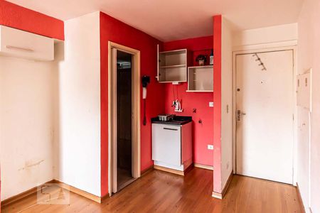Cozinha de kitnet/studio à venda com 1 quarto, 29m² em Bela Vista, São Paulo