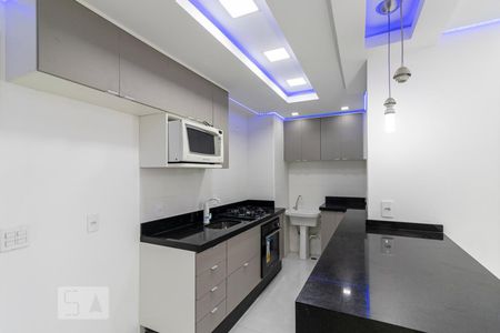 Apartamento à venda com 36m², 2 quartos e 1 vagaCozinha e Área de serviço