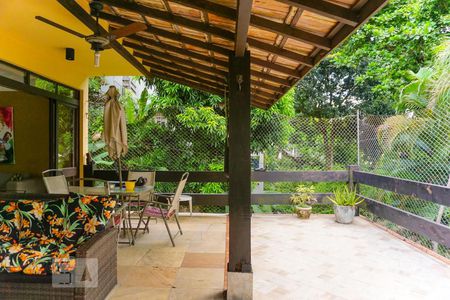 Varanda da Sala de casa de condomínio à venda com 5 quartos, 366m² em Itanhangá, Rio de Janeiro