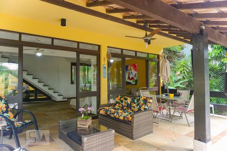 Varanda da Sala de casa de condomínio à venda com 5 quartos, 366m² em Itanhangá, Rio de Janeiro