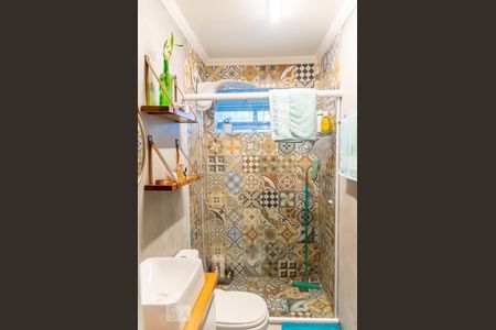 Banheiro de apartamento à venda com 1 quarto, 39m² em Vila Santa Luzia, São Bernardo do Campo