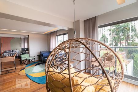 Varanda de apartamento à venda com 1 quarto, 70m² em Jardim América, São Paulo