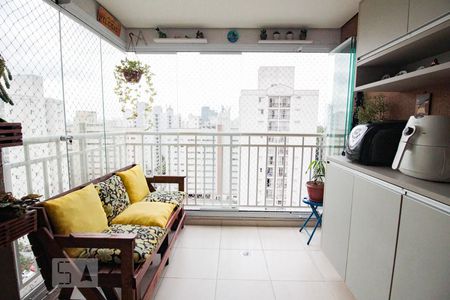 varanda sala de apartamento para alugar com 3 quartos, 86m² em Jardim Felicidade (zona Oeste), São Paulo