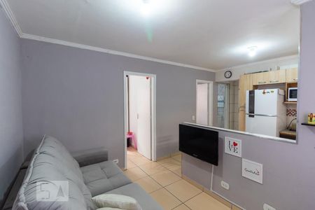Sala de apartamento à venda com 2 quartos, 47m² em Conjunto Habitacional Padre Manoel da Nóbrega, São Paulo