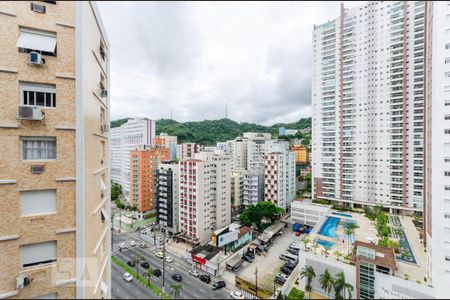 Vista de apartamento para alugar com 2 quartos, 100m² em José Menino, Santos