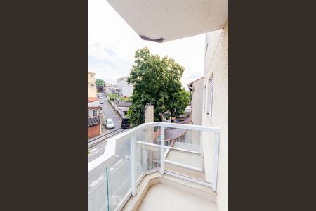 Varanda da Sala de apartamento à venda com 2 quartos, 54m² em Parque das Nações, Santo André